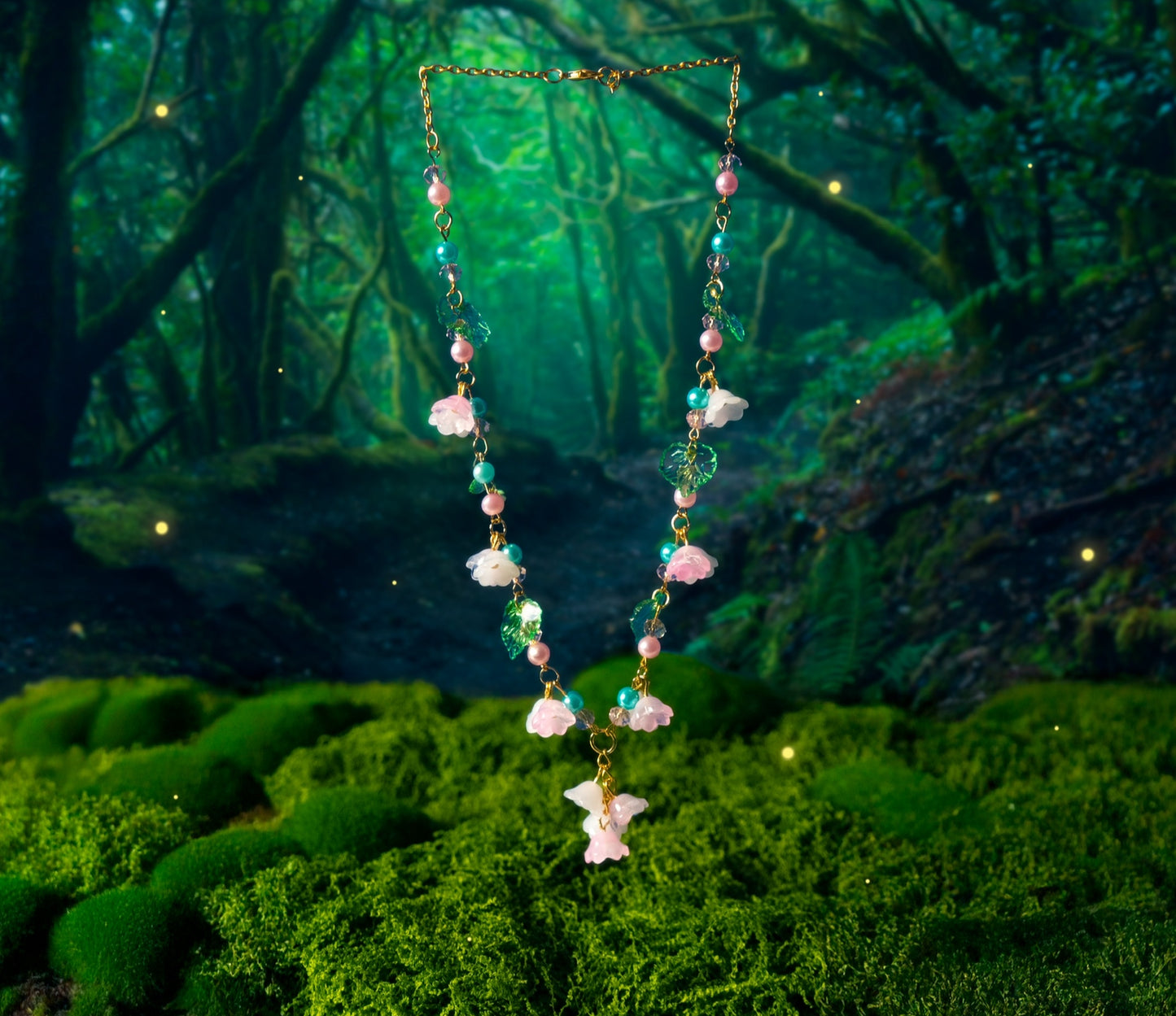 Fairy Lily of the Valley Necklace Flower Aesthetic