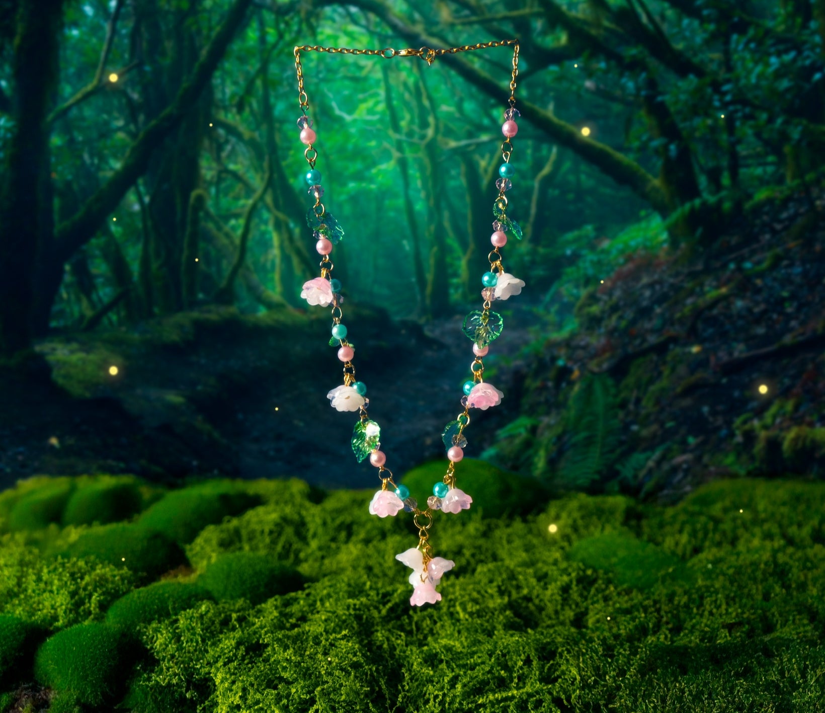 Fairy Lily of the Valley Necklace Flower Aesthetic