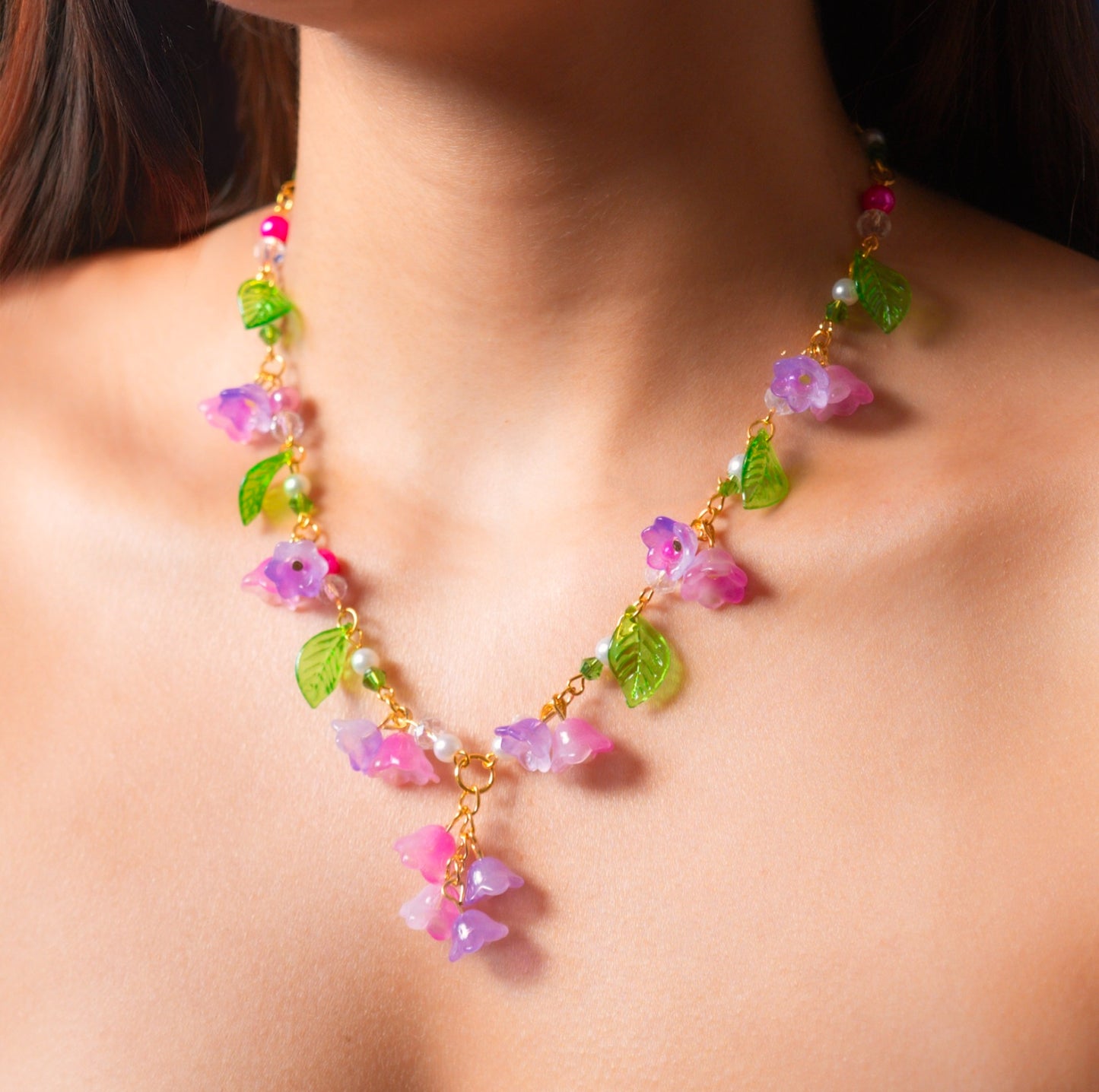 Fairy Lily of the Valley Necklace Flower Aesthetic