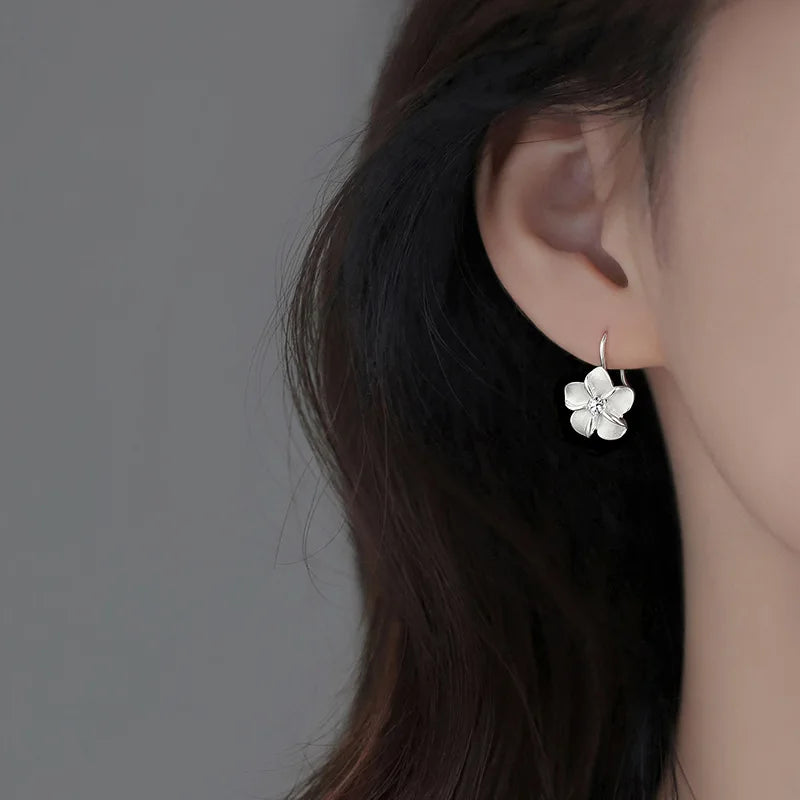 Frosted Florette Earrings