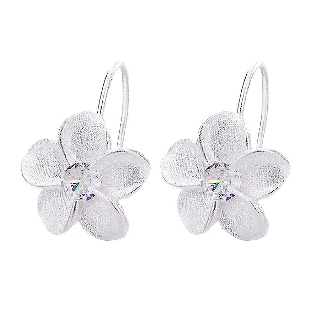 Frosted Florette Earrings