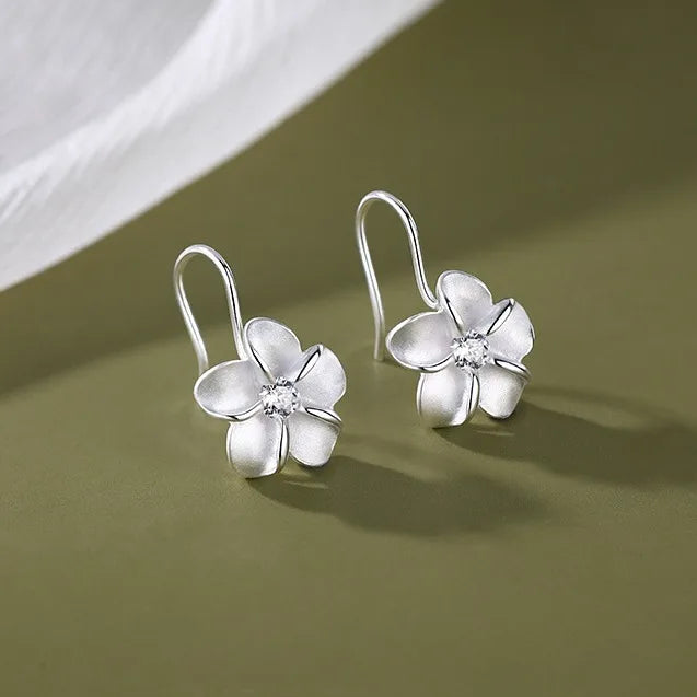 Frosted Florette Earrings